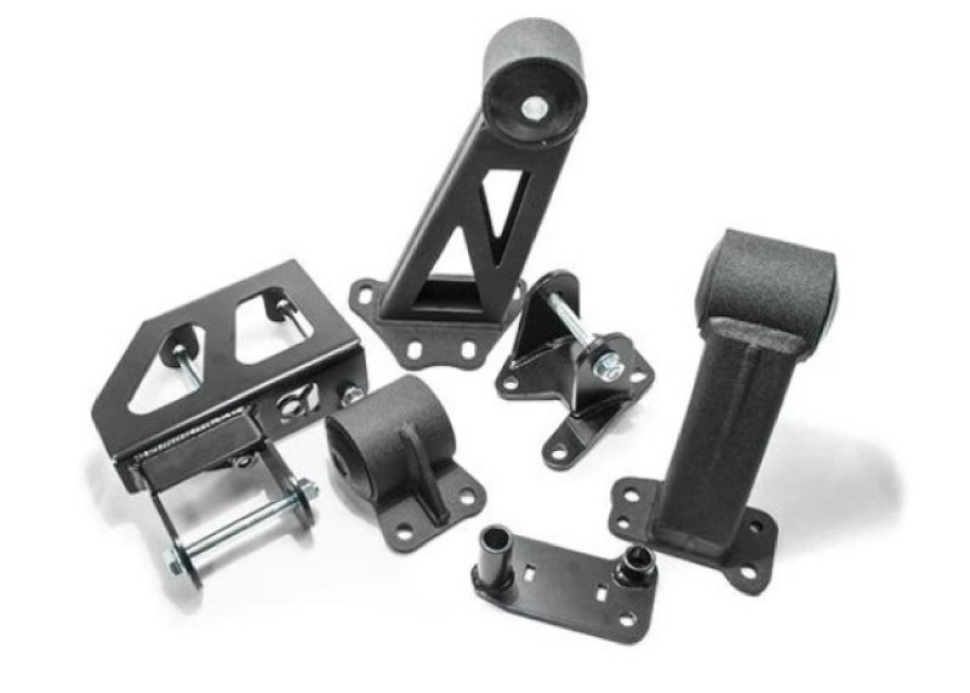 Picture of Innovative 94-01 Integra J-Series Black Steel Mounts 95A Bushings