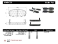 Picture of StopTech Performance 87-92 MK3 Supra Front Brake Pads