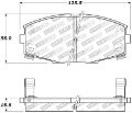 Picture of StopTech Performance 87-92 MK3 Supra Front Brake Pads