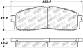Picture of StopTech Performance 87-92 MK3 Supra Rear Brake Pads