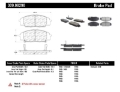 Picture of StopTech Performance 00-09 S2000-06+ Civic Si-02-06 RSX-S non base Front Brake Pads