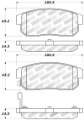 Picture of StopTech Performance 04-07 RX-8 Rear Pads