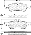 Picture of StopTech Performance 02-06 Mini Rear Brake Pads