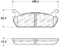 Picture of StopTech Performance 90-93 Mazda Miata Rear Brake Pads D525