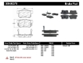 Picture of StopTech Performance 00-09 Honda S2000 - 92-07 Accord - 04-10 Acura TSX - 02-06 RSX Rear Brake Pads