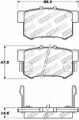 Picture of StopTech Performance 00-09 Honda S2000 - 92-07 Accord - 04-10 Acura TSX - 02-06 RSX Rear Brake Pads
