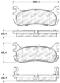 Picture of StopTech Performance 94-97-99-05 Miata w- Normal Suspension Rear Brake Pads D636