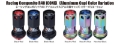 Picture of Project Kics 12X1-25 Neo Chrome R40 Iconix Lock & Lug Nuts - 16+4 Black Cap
