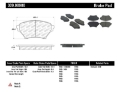 Picture of StopTech Performance 01-05 Miata w- Sport Suspension Front Brake Pads D890