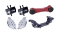 Picture of Torque Solution Engine-Trans Red Pitch Mount Kit w- Mount Plates 02-14 Subaru WRX - 2004+ Subaru STi