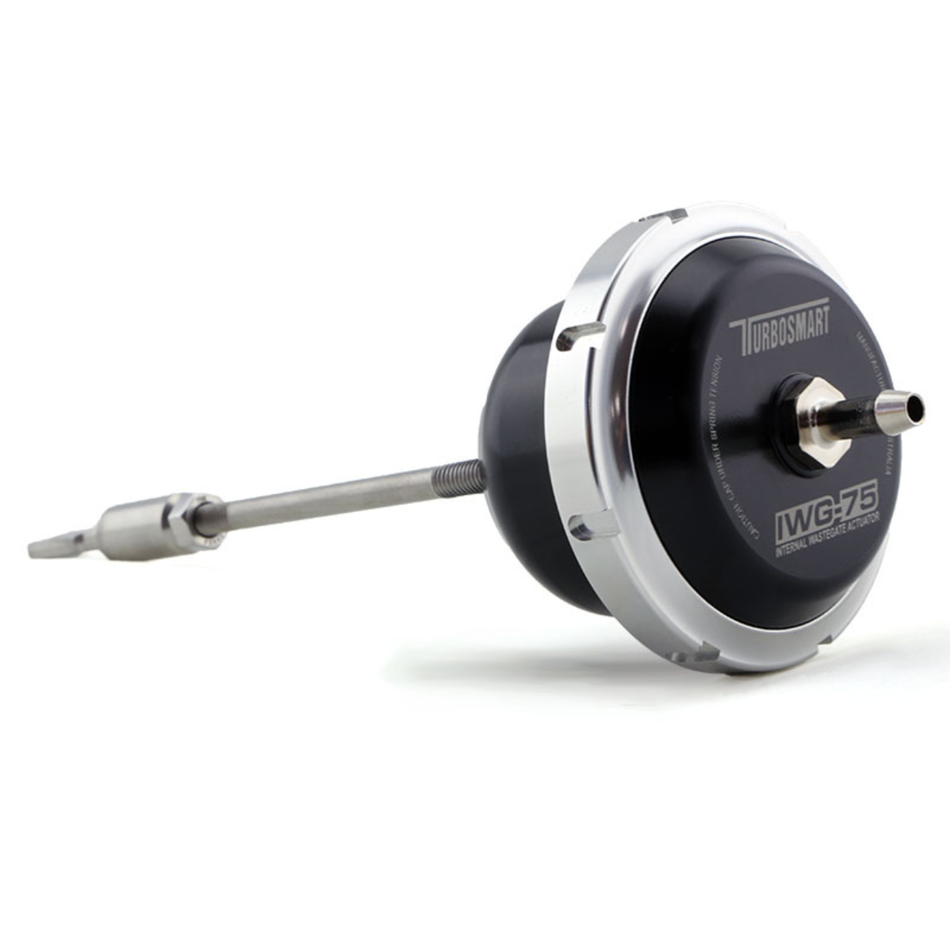 Picture of Turbosmart IWG75 15+ Ford Mustang 2-3L 14PSI Black Internal Wastegate Actuator for Turbonetics NXT