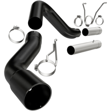 Picture of MagnaFlow 07-10 Dodge 2500-3500 409 SS DPF Back 5in Single Exit Exhaust- Black