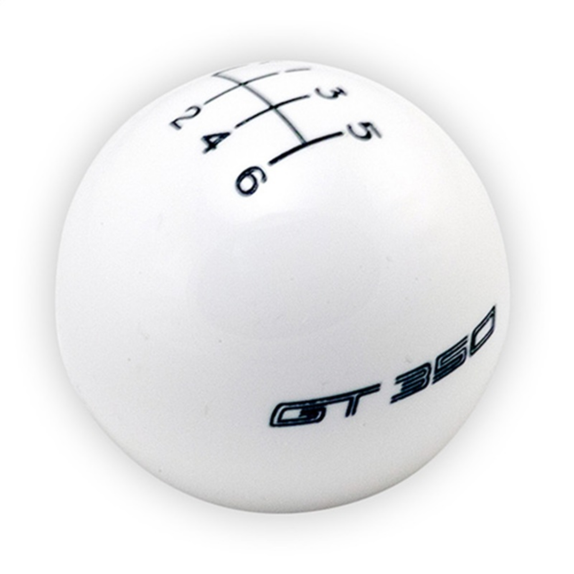 Picture of Ford Racing 15-19 Mustang GT350 White 6-Speed Shift Knob