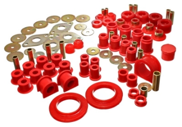 Picture of Energy Suspension 01-04 Toyota Tacoma Red Hyper-Flex Master Bushing Set