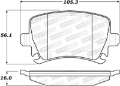 Picture of StopTech Performance 08-13 Audi S3 Rear Brake Pads