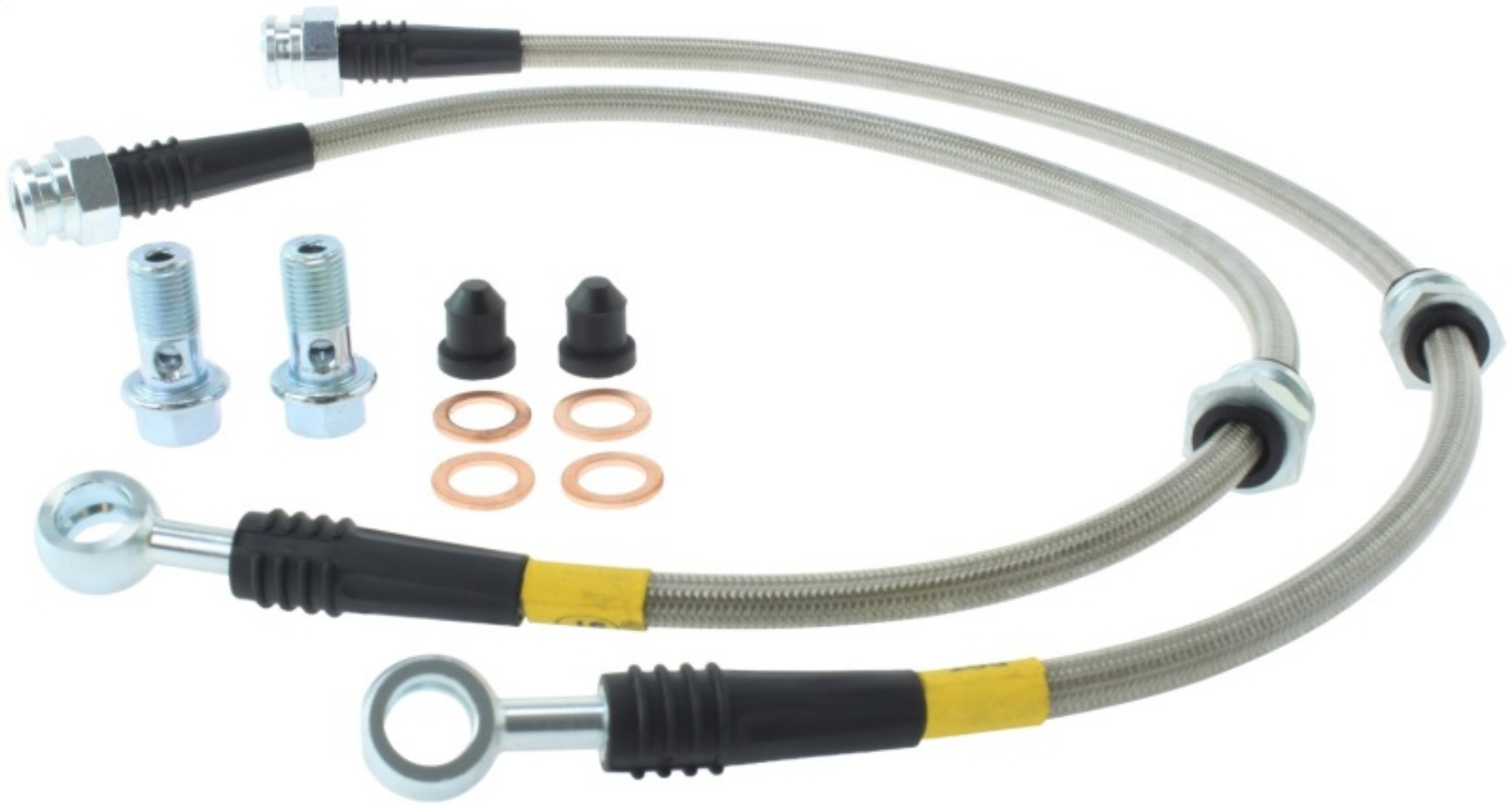 Picture of StopTech 14-16 Mazda 6 Stainless Steel Front Brake Lines