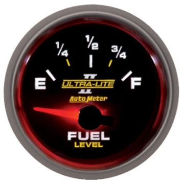 Picture of Autometer Ultra-Lite II 2-1-16in 0 OHMS Empty - 90 OHMS Full Electronic Fuel Level Gauge