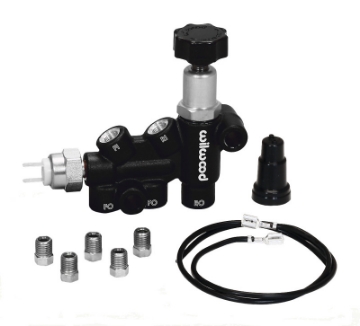 Picture of Wilwood Proportioning Valve - Knob Adjust 3-8-24 IF Combo w- switch