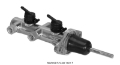 Picture of Wilwood Tandem Remote Master Cylinder - 7-8in Bore Ball Burnished