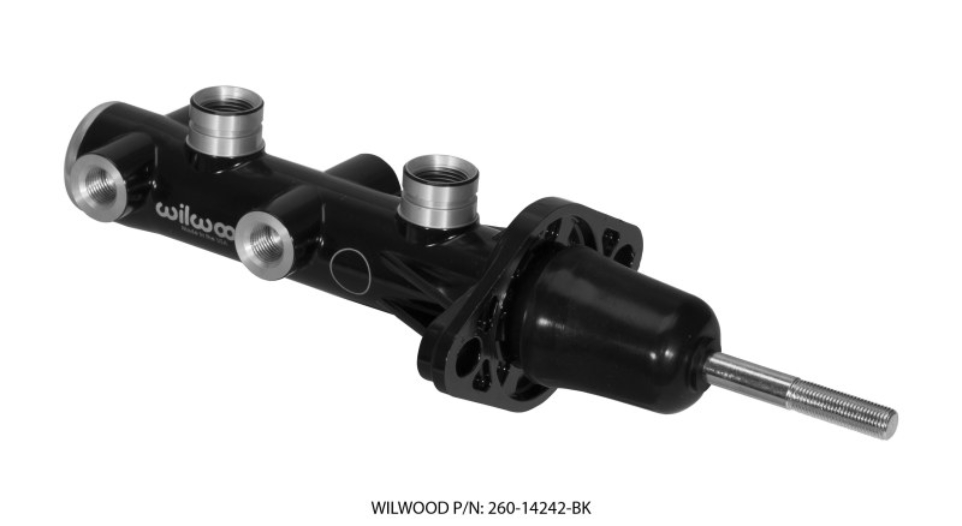 Picture of Wilwood Tandem Remote Master Cylinder - 15-16in Bore Black