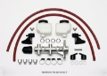 Picture of Wilwood Tandem Remote Master Cylinder - 1in Bore Ball Burnished
