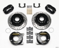 Picture of Wilwood Forged Dynalite P-S Park Brake Kit Drilled New Big Ford 2-50in Offset Front Caliper Mount