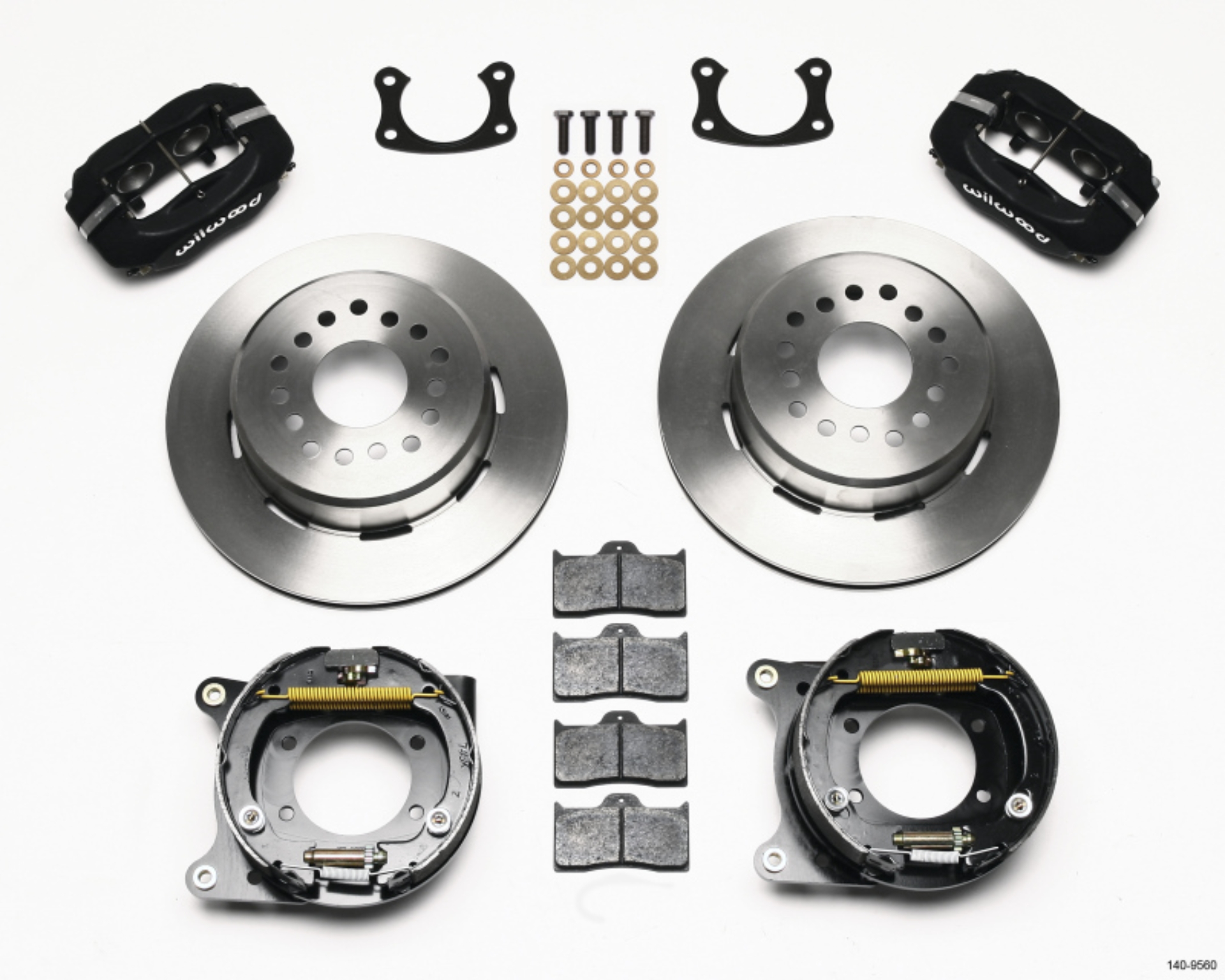 Picture of Wilwood Forged Dynalite P-S Park Brake Kit New Big Ford 2-50in offset Staggrd Shock