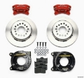 Picture of Wilwood Forged Dynalite P-S Park Brake Kit Red 12 Bolt 2-75in offset Staggered Shock