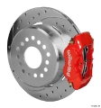 Picture of Wilwood Forged Dynalite P-S Park Brake Kit Drill Zinc Red Small Ford 2-50in Offset