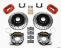 Picture of Wilwood Forged Dynalite P-S Park Brake Kit Drill-Red Small Ford 2-50in Offset