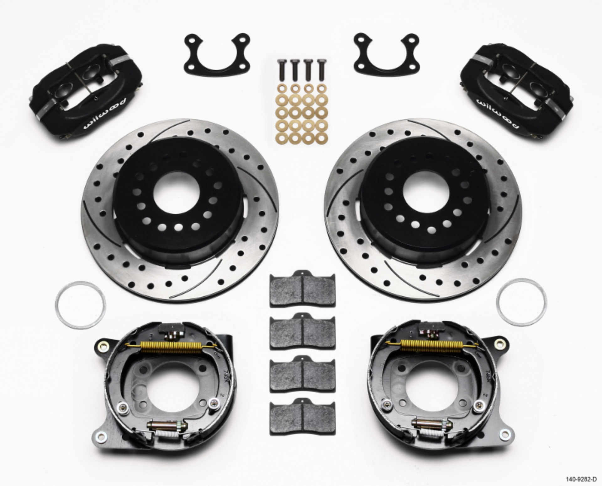 Picture of Wilwood Forged Dynalite P-S Park Brake Kit Drilled Small Ford 2-50in Offset
