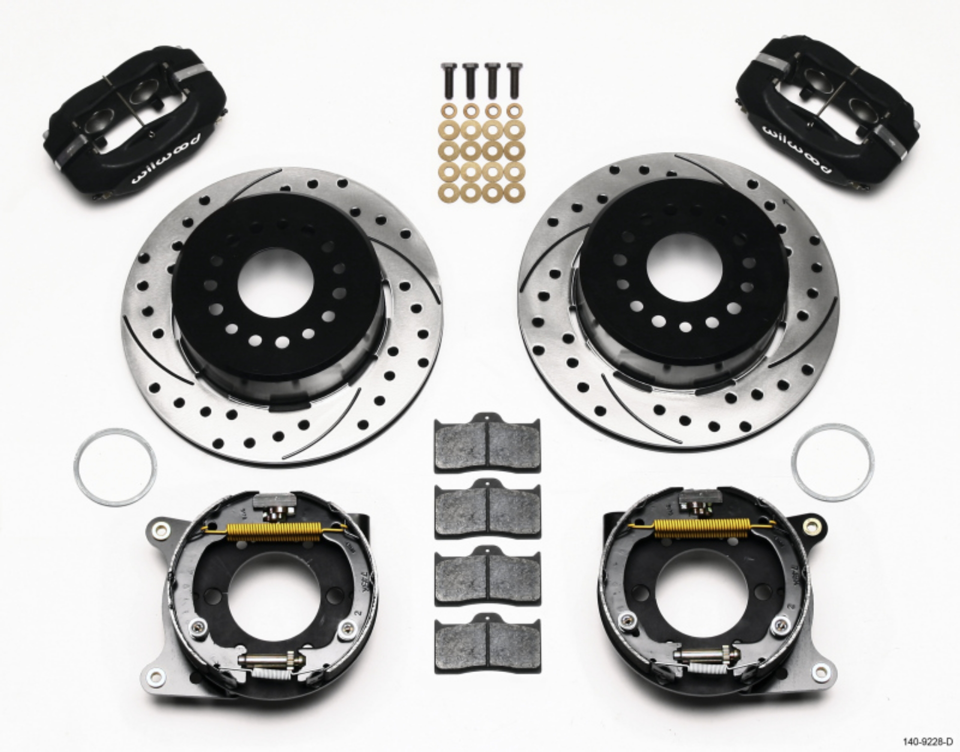 Picture of Wilwood Forged Dynalite P-S Park Brake Kit Drilled 2005-2014 Mustang