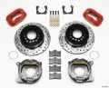 Picture of Wilwood Forged Dynalite P-S Park Brake Kit Drilled Red Chevy 12 Bolt-Spec 3-15in Brng