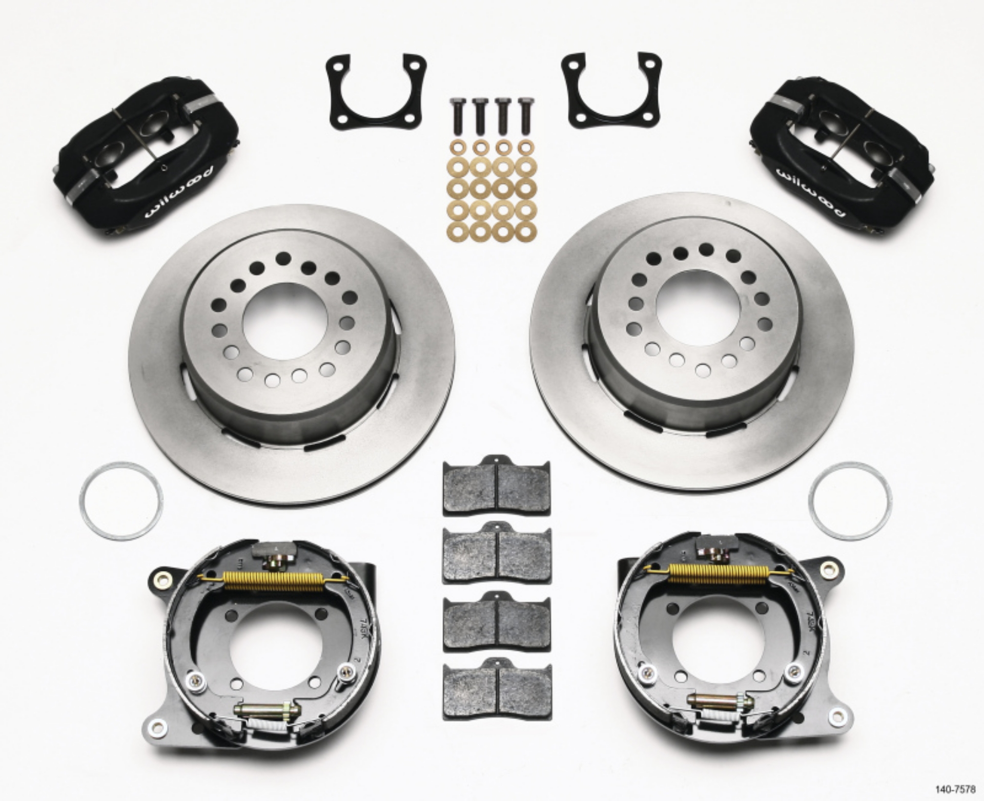 Picture of Wilwood Forged Dynalite P-S Park Brake Kit Chevy 12 Bolt-Spec 3-15in Brng