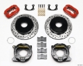 Picture of Wilwood Forged Dynalite P-S Park Brake Kit Drilled Red Big Ford New 2-50in Offset Currie Blank