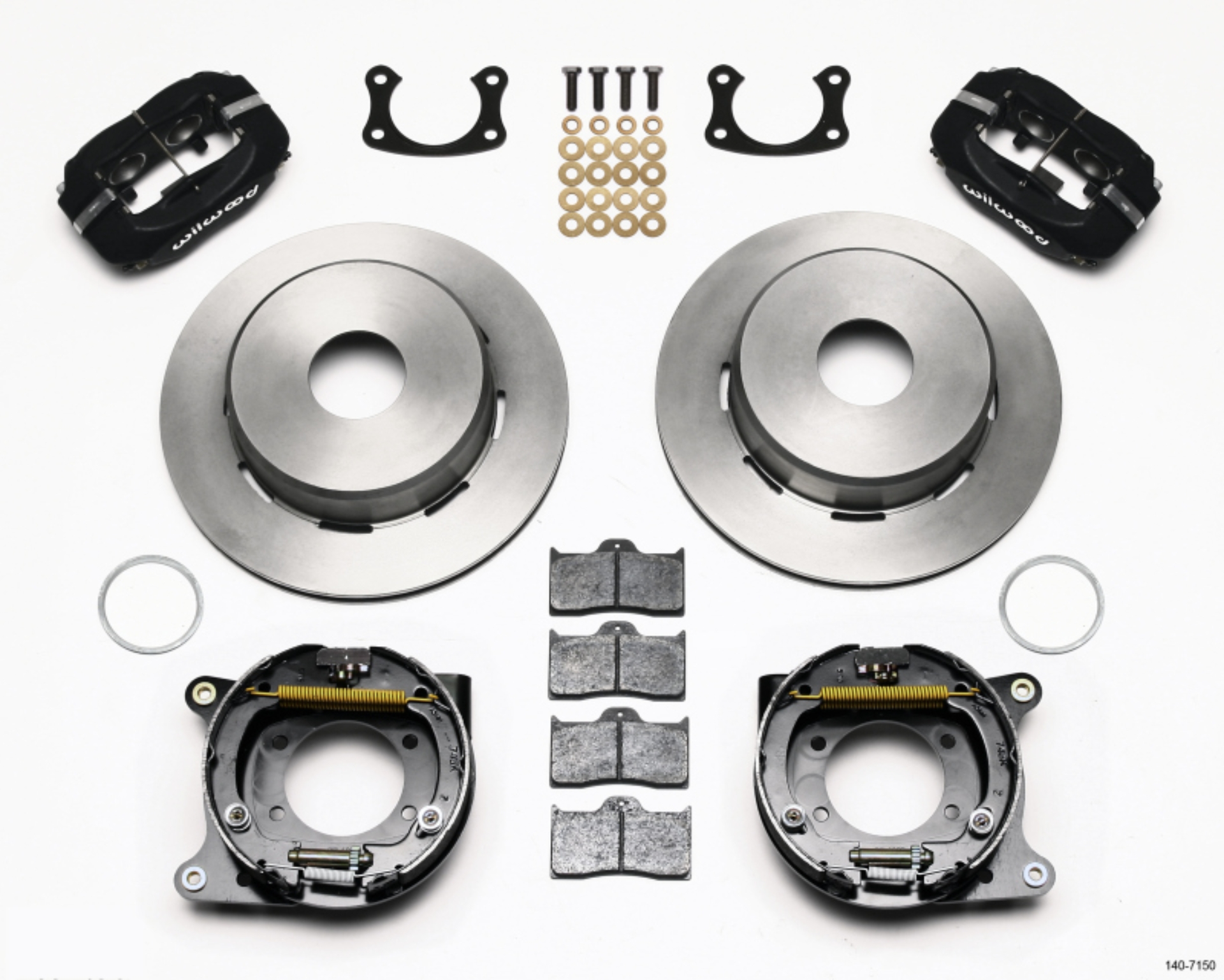 Picture of Wilwood Forged Dynalite P-S Park Brake Kit Big Ford New 2-50in Offset Currie Blank