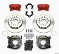 Picture of Wilwood Forged Dynalite P-S Park Brake Kit Red Mopar-Dana 2-36in Off w-Snap Ring Brng