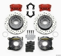 Picture of Wilwood Forged Dynalite P-S P-BKit Drilled-Red Mopar-Dana 2-36in Off w-Snap Ring Brng
