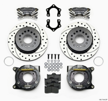 Picture of Wilwood Forged Dynalite P-S P-B Kit Drilled Polished Mopar-Dana 2-36in Off w-Snap Ring Brng