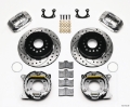 Picture of Wilwood Forged Dynalite P-S P-B Kit Drilled Polished Small Ford 2-66in Offset