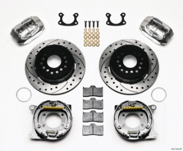 Picture of Wilwood Forged Dynalite P-S P-B Kit Drilled Polished Small Ford 2-66in Offset