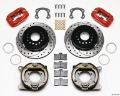 Picture of Wilwood Forged Dynalite P-S Park Brake Kit Drilled Red Ford 8-8 Special w-2-50in Offset-5 Lug