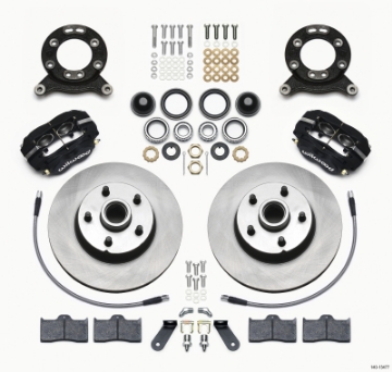 Picture of Wilwood Forged Dynalite-M Front Kit 11-30in 1 PC Rotor&Hub 1970-1973 Mustang Disc & Drum Spindle
