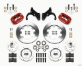 Picture of Wilwood Forged Dynalite Front Kit 12-19in Red 65-68 Chevy Impala -Drum Spindle