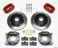 Picture of Wilwood Forged Dynalite P-S Park Brake Kit Drill-Red Impala 59-64 - Corvette 57-62
