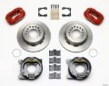 Picture of Wilwood Forged Dynalite P-S Park Brake Kit Red Chevy 12 Bolt-Spec 3-15in Brng Stggrd mt