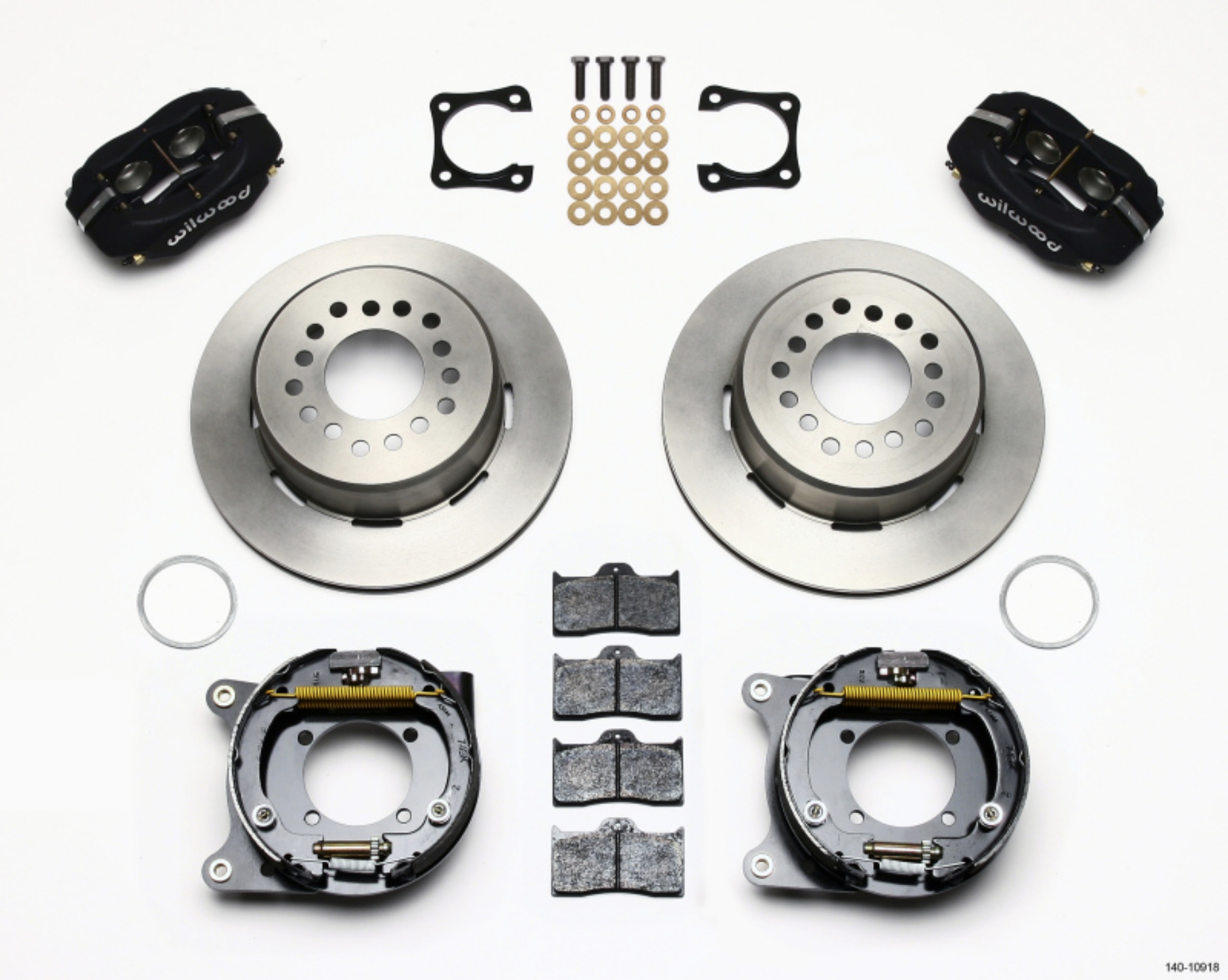 Picture of Wilwood Forged Dynalite P-S Park Brake Kit Chevy 12 Bolt-Spec 3-15in Brng Stggrd mt