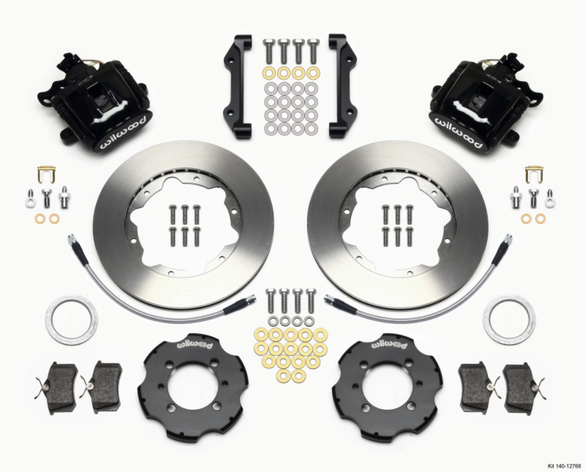 Picture of Wilwood Combination Parking Brake Rear Kit 11-00in 2012 Fiat 500 w- Lines