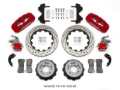 Picture of Wilwood AERO4 - MC4 Rear Kit 14-00 Drilled Red Currie Pro-Tour Unit Bearing Floater