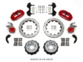 Picture of Wilwood Narrow Superlite 4R - MC4 Rear Kit 12-88 Drilled Red Currie Pro-Tour Unit Bearing Floater